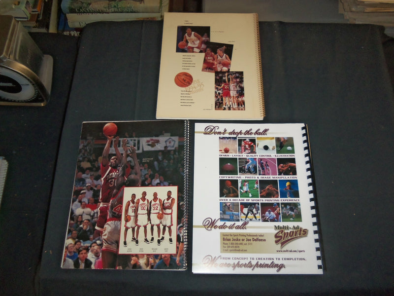 1994-2001 TEMPLE UNIVERSITY BASKETBALL MEDIA GUIDE - LOT OF 3 - O 3101
