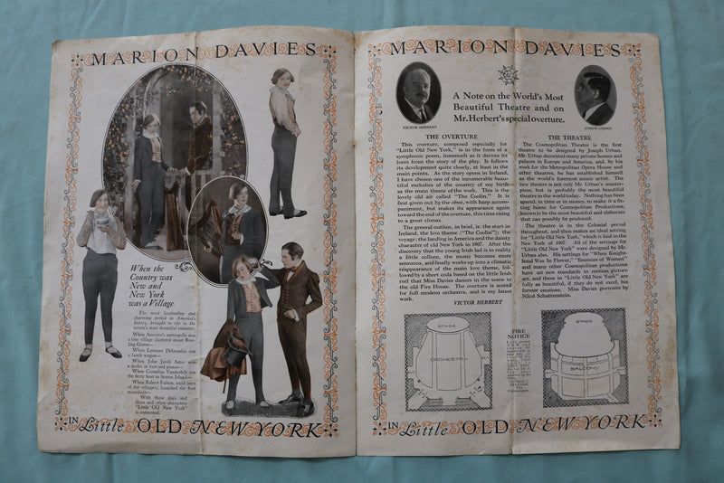 1923 IN LITTLE OLD NEW YORK - MARION DAVIES PROMO BOOK - SOFTCOVER - K 2546