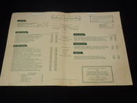 1950'S PEG LEG MENU - ROCKPORT MASSACHUSETTS - K 2605