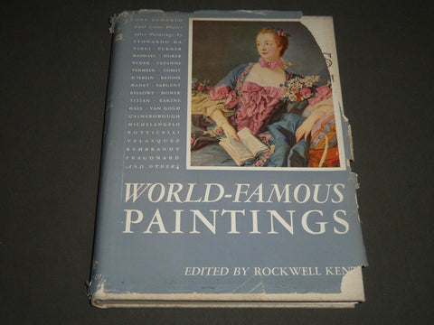 1947 WORLD FAMOUS PAINTINGS EDITED BY ROCKWELL KENT BOOK - GREAT PLATES - I 931