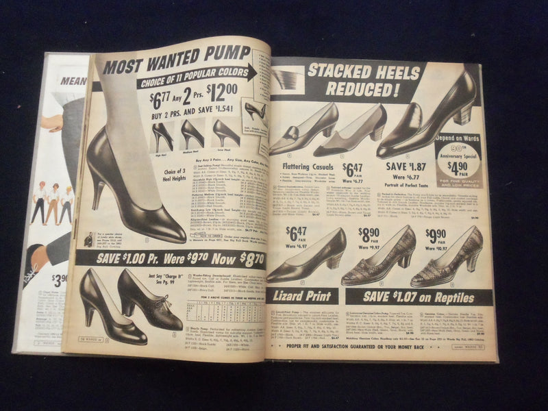 1962 MONTGOMERY WARD 90TH ANNIV. SALE CATALOG -HARDCOVER- KANSAS CITY,MO - R 96B