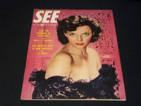 1946 MAY SEE MAGAZINE - JANE RUSSELL FRONT COVER - E 20020