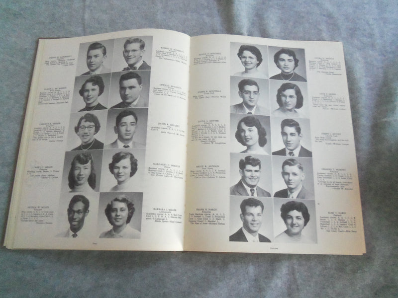 1954 MAROON KINGSTON HIGH SCHOOL YEARBOOK - KINSTON, NEW YORK - YB 2923