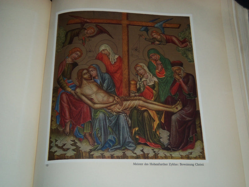 1939 GOTHISCHE MALEREI IN BOHMEN VOLUME BY DR. ANTONIN MATEJCEK - PLATES - Z 92