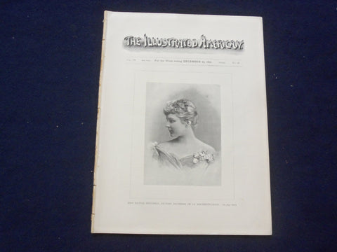 1891 DECEMBER 19 THE ILLUSTRATED AMERICAN MAGAZINE -MISS MATTIE MITCHELI- J 9726