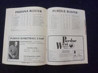 1977 FEB 20 COLLEGE BASKETBALL PROGRAM - PURDUE UNIV VS. INDIANA UNIV- SP 1533T