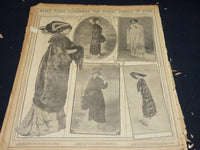 1910-1911 BOSTON HERALD SUNDAY MAGAZINE SECTIONS LOT OF 28 - NICE PHOTOS - UP 93