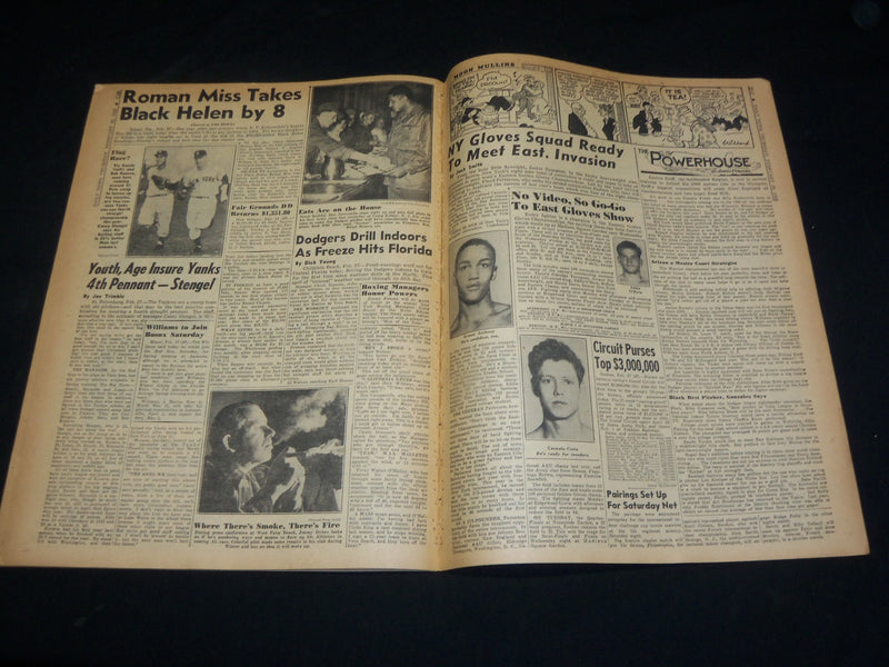 1952 FEBRUARY 28 NEW YORK DAILY NEWS - N. Y. CRIME PROBE BLASTS COURTS - NP 5410