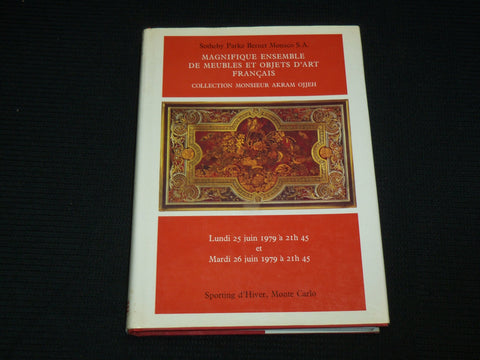 1979 MAGNIFIQUE ENSEMBLE DE MEUBLES HARDCOVER BOOK BY AKRAM OJJEH - R 725J
