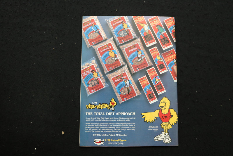 1985 JUNE BIRD TALK MAGAZINE - HOW TO BATHE YOUR BIRD COVER - SP 4175F