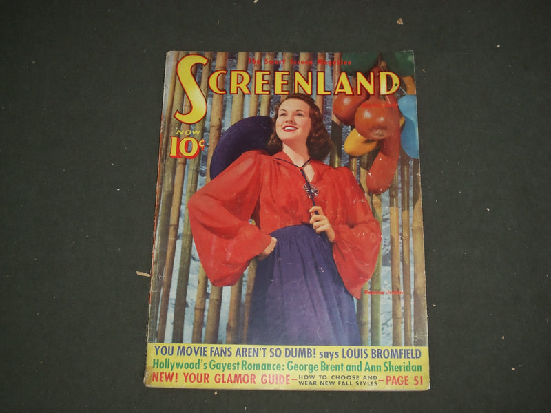 1940 SEPTEMBER SCREENLAND MAGAZINE - DEANNA DURBIN COVER - M 55