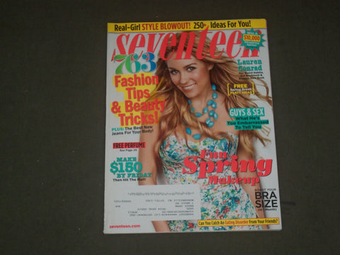 2010 MARCH SEVENTEEN MAGAZINE - LAUREN CONRAD COVER - B 1716
