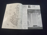 1963 NOV 23 FOOTBALL PROGRAM - BOWLING GREEN ST UNIV VS XAVIER UNIV - SP 9337Q