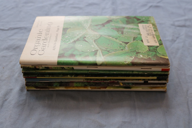 1971-1982 ORGANIC GARDENING MAGAZINE - LOT OF 7 - O 3878