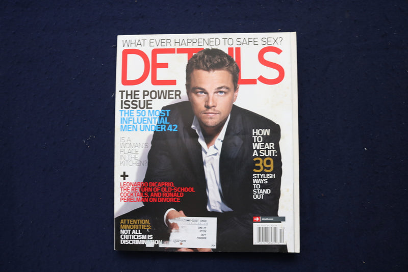 2006 OCTOBER DETAILS MAGAZINE - LEONARDO DICAPRIO COVER - E 18916