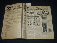 1949 MARCH SIR! MAGAZINE - MODERN EVE COVER - JOHN L. SULLIVAN - J 5653