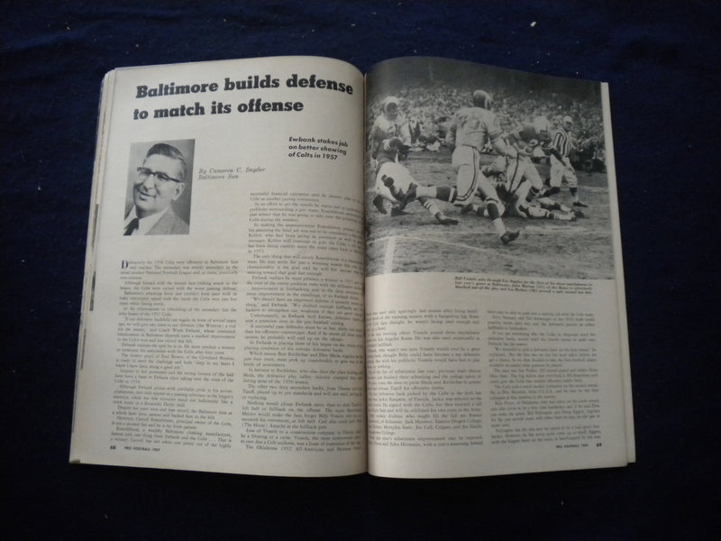 1957 PRO FOOTBALL MAGAZINE - ALL-TIME PRO SELECTIONS - B 439I
