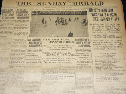 1909 NOV 21 THE BOSTON HERALD - COURT DECLARES STANDARD OIL CO. ILLEGAL - BH 394