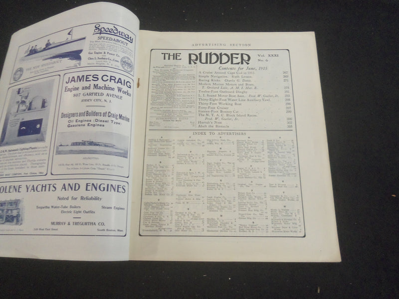 1914 FEBRUARY THE RUDDER MAGAZINE -ILLUSTRATIONS, PHOTOS, STORIES & ADS- B 4198Y