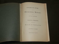 1914 COURSE OF STUDY FOR ELEMENTARY SCHOOLS CITY OF NEWARK - GRAMMAR - J 6146