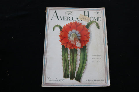 1936 DECEMBER THE AMERICAN HOME MAGAZINE - CHRISTMAS COVER - E 9817
