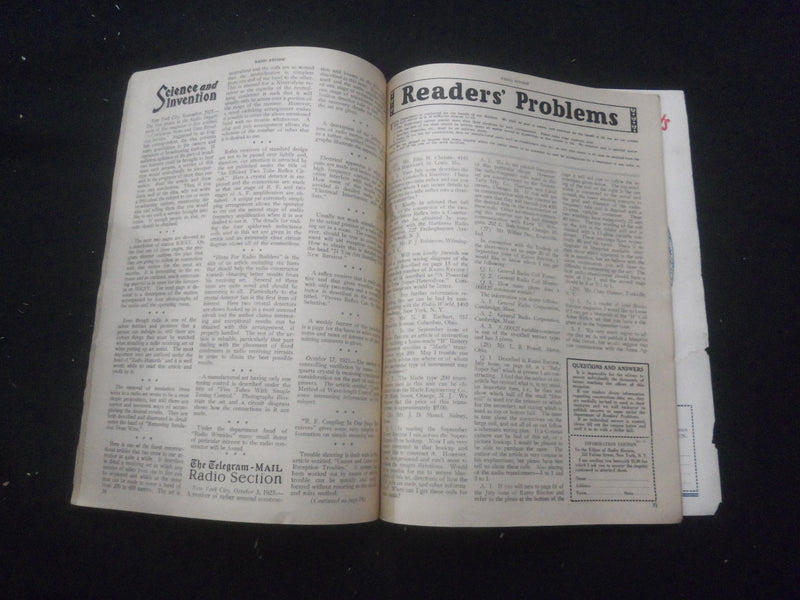 1925 DEC RADIO REVIEW & RADIO LISTENERS' GUIDE AND CALL BOOK MAGAZINE - B 433U