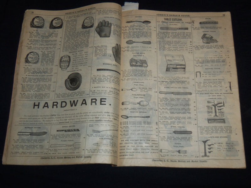 1912-1913 HORNIKS GUIDE TO STORE SUCCESS CATALOG - SOUTH CAROLINA - J 9178