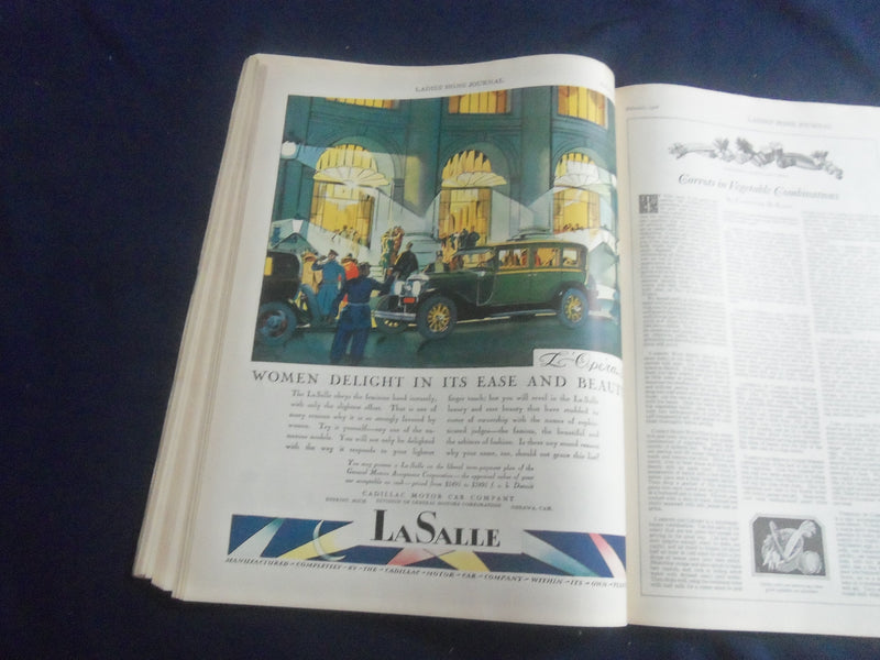 1928 FEBRUARY LADIES' HOME JOURNAL MAGAZINE - SWAN SONG - SP 6482W