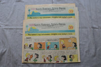 1974-1975 SANTA BARBARA NEWS-PRESS SUNDAY COMICS SECTIONS- LOT OF 14- NP 9309