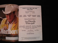 1989 THE DEVIL'S DISCIPLE PLAYBILL - 6 SIGNATURES - J 8230
