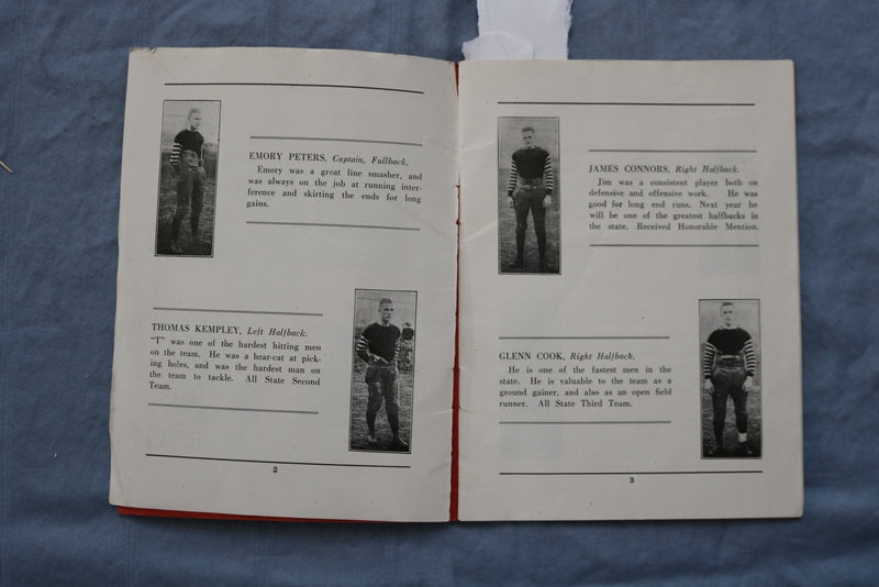 1919 FORT DODGE HIGH SCHOOL PROGRAMS SOFTCOVER BOOKS - LOT OF 2 - K 730