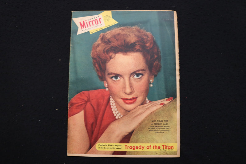 1953 NOVEMBER 8 SUNDAY MIRROR MAGAZINE - DEBORAH KERR COVER - E 25536