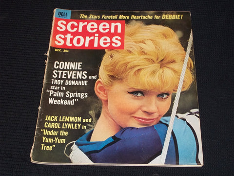 1963 DECEMBER SCREEN STORIES MAGAZINE - CONNIE STEVENS FRONT COVER - E 14446