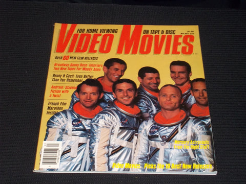 1984 JULY VIDEO MOVIES MAGAZINE - MERCURY ASTRONAUTS FRONT COVER - E 13809