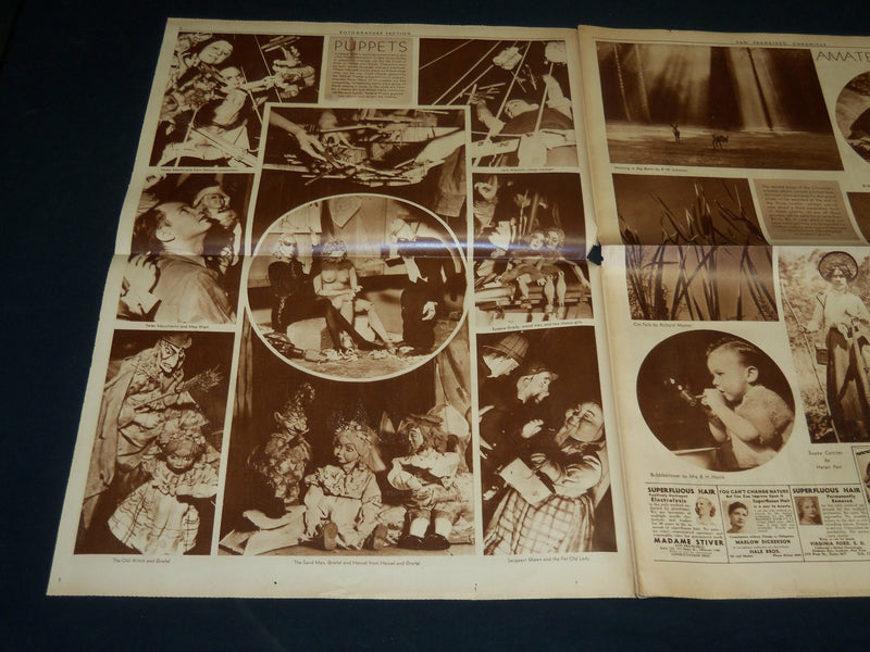 1937 MARCH 7 SAN FRANCISCO CHRONICLE ROTO - WORLD WAR PROPAGANDA - NP 5097