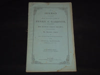 1856 HENRY J. GARDNER - SIMON BROWN SERMON - ANNUAL ELECTION - J 8950