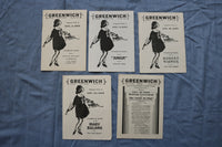 1929-1930 GREENWICH THEATRE PROGRAMS - LOT OF 26 +2 WINTER ANNOUNCEMENTS- O 3739
