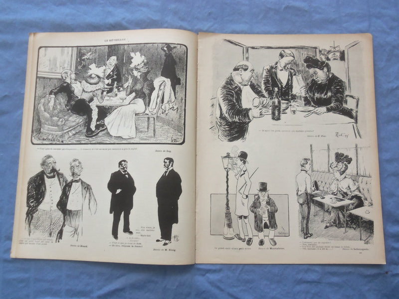 1899 DEC 23 LE SOURIRE MAGAZINE - ILLUSTRATED COMEDY - FRENCH TEXT - SP 4864C