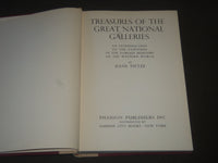 1954 TREASURES OF THE GREAT NATIONAL GALLERIES BOOK BY HANS TIETZE - KD 3937