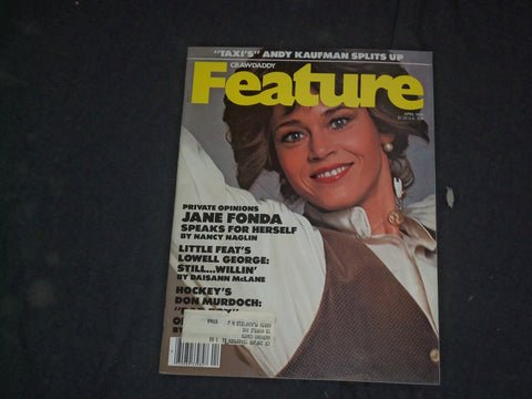1979 APRIL CRAWDADDY FEATURE MAGAZINE - JANE FONDA COVER - CW 395