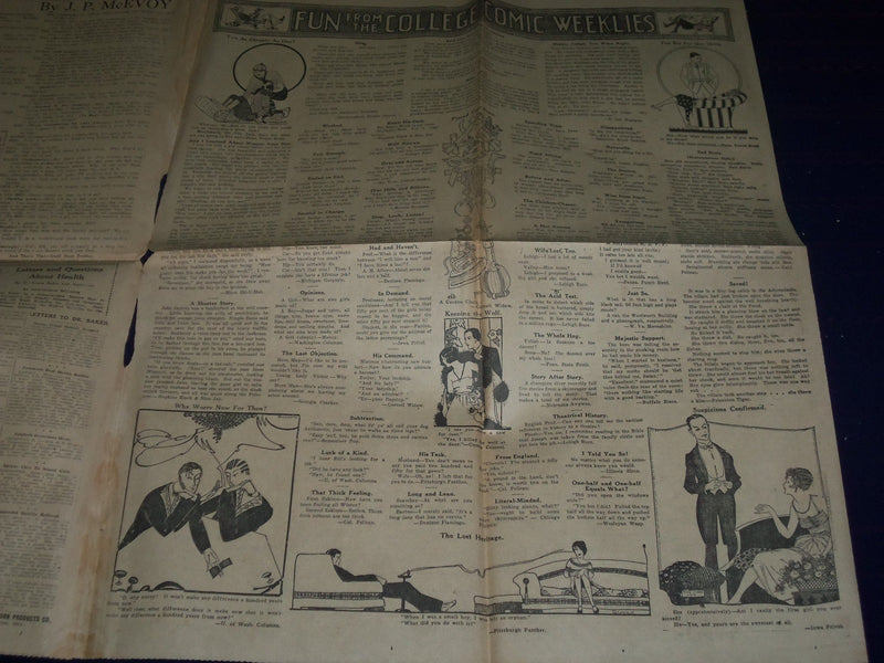 1926 MARCH 14 SAN ANTONIO SUNDAY LIGHT EDITORIAL SECTION- 29 PRESIDENTS- NP 972X