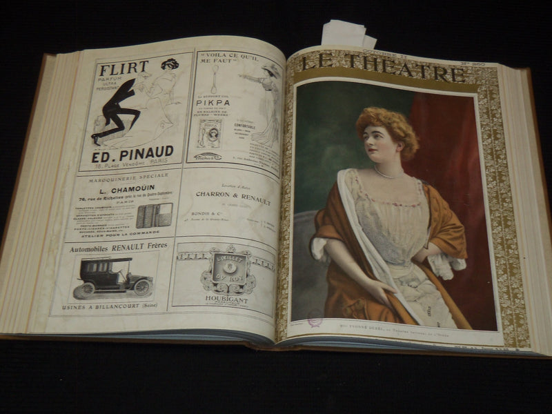1909 JULY-DECEMBER LE THEATRE MAGAZINE BOUND VOLUME - 12 ISSUES - KD 2278L