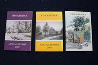 1970-2006 STOCKBRIDGE MASSACHUSETTS ANNUAL REPORT - LOT OF 22 - O 3394
