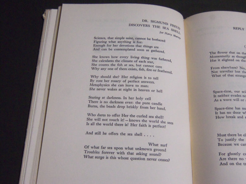 1954 SONGS FOR EVE BY ARCHIBALD MACLEISH HARDCOVER BOOK - KD 4167