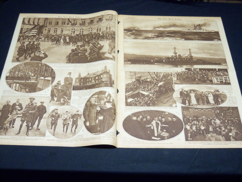 1918 DECEMBER 29 NEW YORK TIMES PICTURE SECTION - WILSON IN PARIS - NT 8815