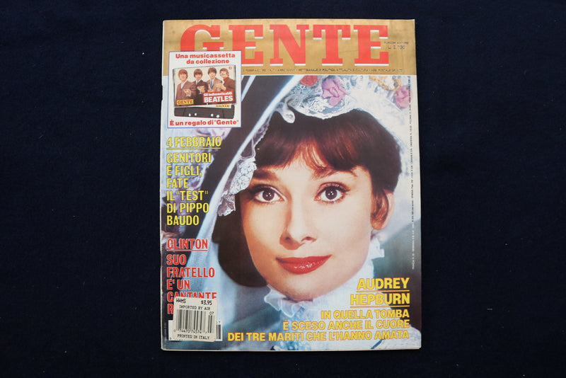 1993 FEBRUARY 8 GENTE MAGAZINE - AUDREY HEPBURN COVER - E 12077