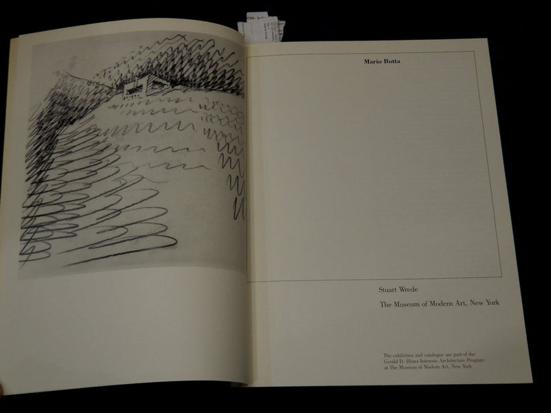 1986 MARIO BOHA EXHIBITION SOFTCOVER CATALOG - MUSEUM OF ART NEW YORK - K 2158