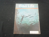 1964 AUGUST BOYS' LIFE MAGAZINE - UNDERWATER DIVER AND FISH COVER - ST 3770Z