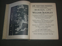 1901 MEMORIAL LIFE OF WILLIAM MCKINLEY HARDCOVER BOOK - KD 3904