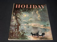 1947 APRIL HOLIDAY MAGAZINE - IN BERMUDA MOONLIGHT PITTMAN FRONT COVER - E 1254